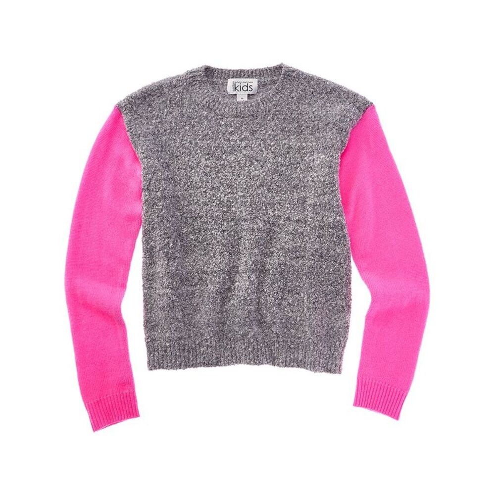 Autumn Cashmere Girls  Italian Mixed Media Colorblocked Wool & Cashmere-Blend